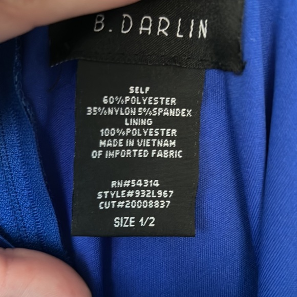 Gorgeous Royal Blue High/Low Dress - Picture 3 of 3